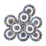 Set of 11 Arcopal plates