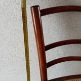 Chaise bois assise cannage, style campagne, 1920 env