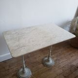 Table bistrot en marbre