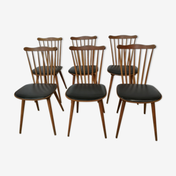Six chaises baumann modèle sonate