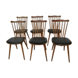 Six chairs baumann model sonata