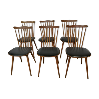 Six chaises baumann modèle sonate