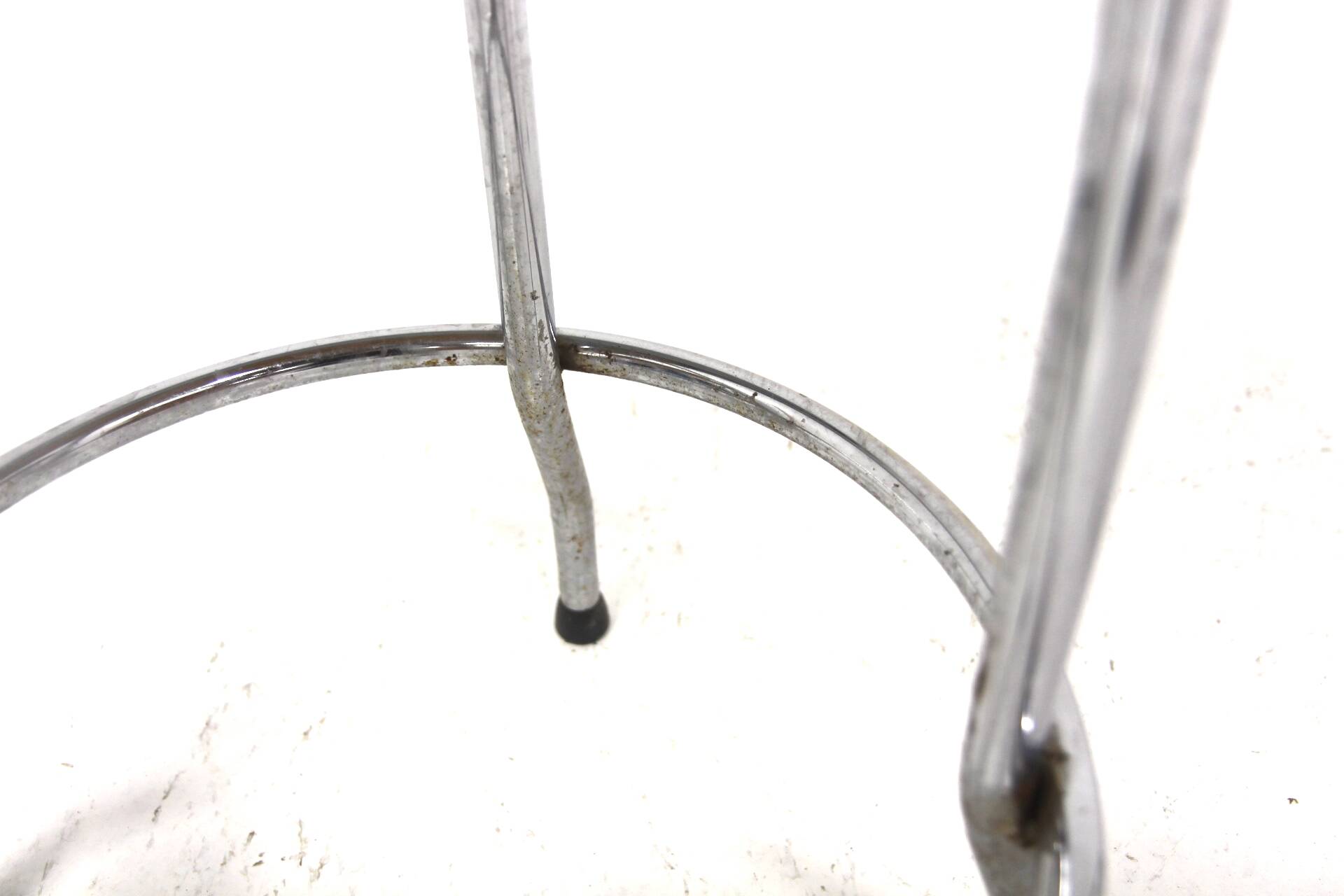 Set of 3 bar stools in faux leather, Johanson Design, Markaryd, Sweden, 1970.