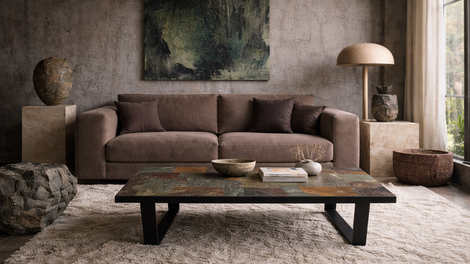 Postmodern coffee table by Pia Manu, Belgium