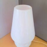 Murano opaline mushroom lamp, 1970