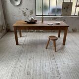 Farmhouse table in elm and pine 2m