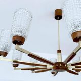 Large Vintage Scandinavian Pendant Light 60s
