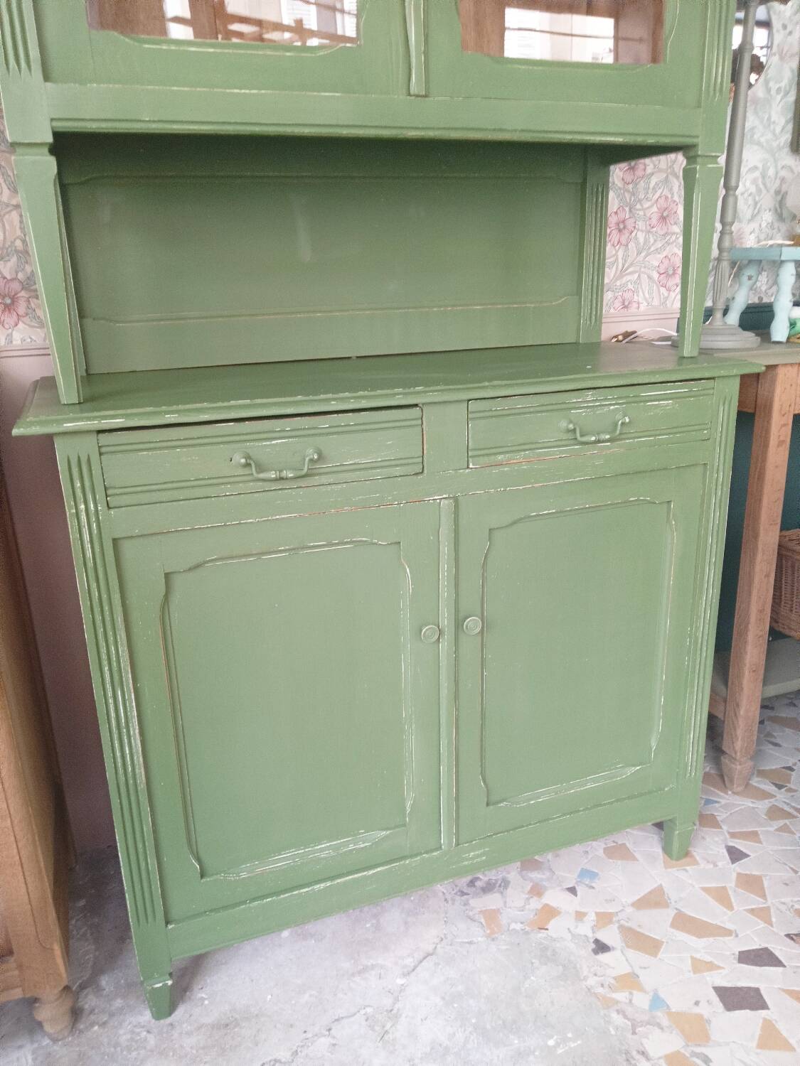 2-body china cabinet sideboard