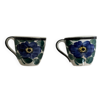 Tasses à café de lunéville k & g - début 1900