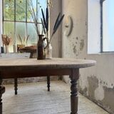 Oval farmhouse table 250cm pine