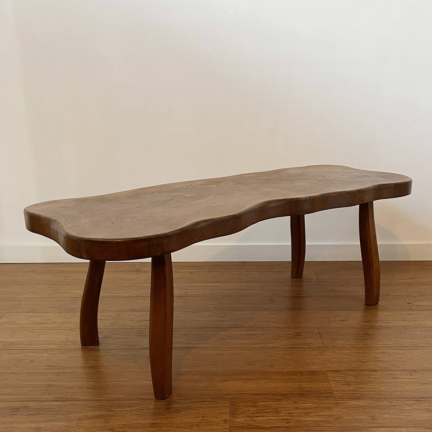 Coffee table with organic shapes