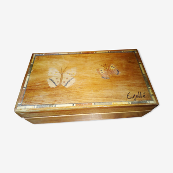 Emile Gallé marquetry box