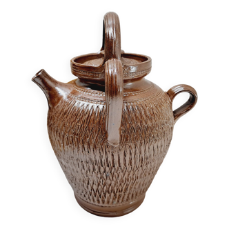 Stoneware chamotte jug