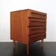 Danish teak chest of drawers 60s