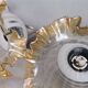 Pair of 1980s glass tulip wall lamps from USSR