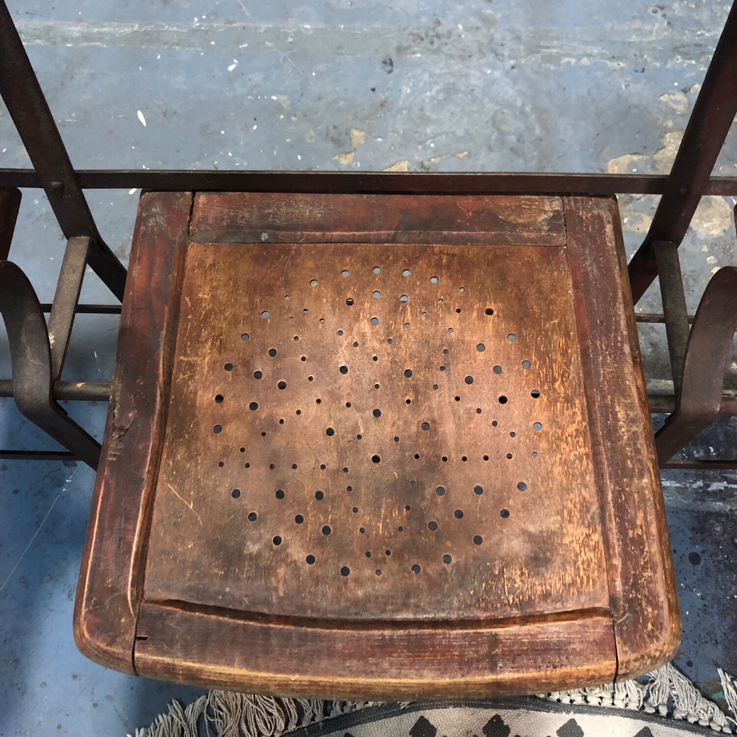 Old cinema seats, early 20th century