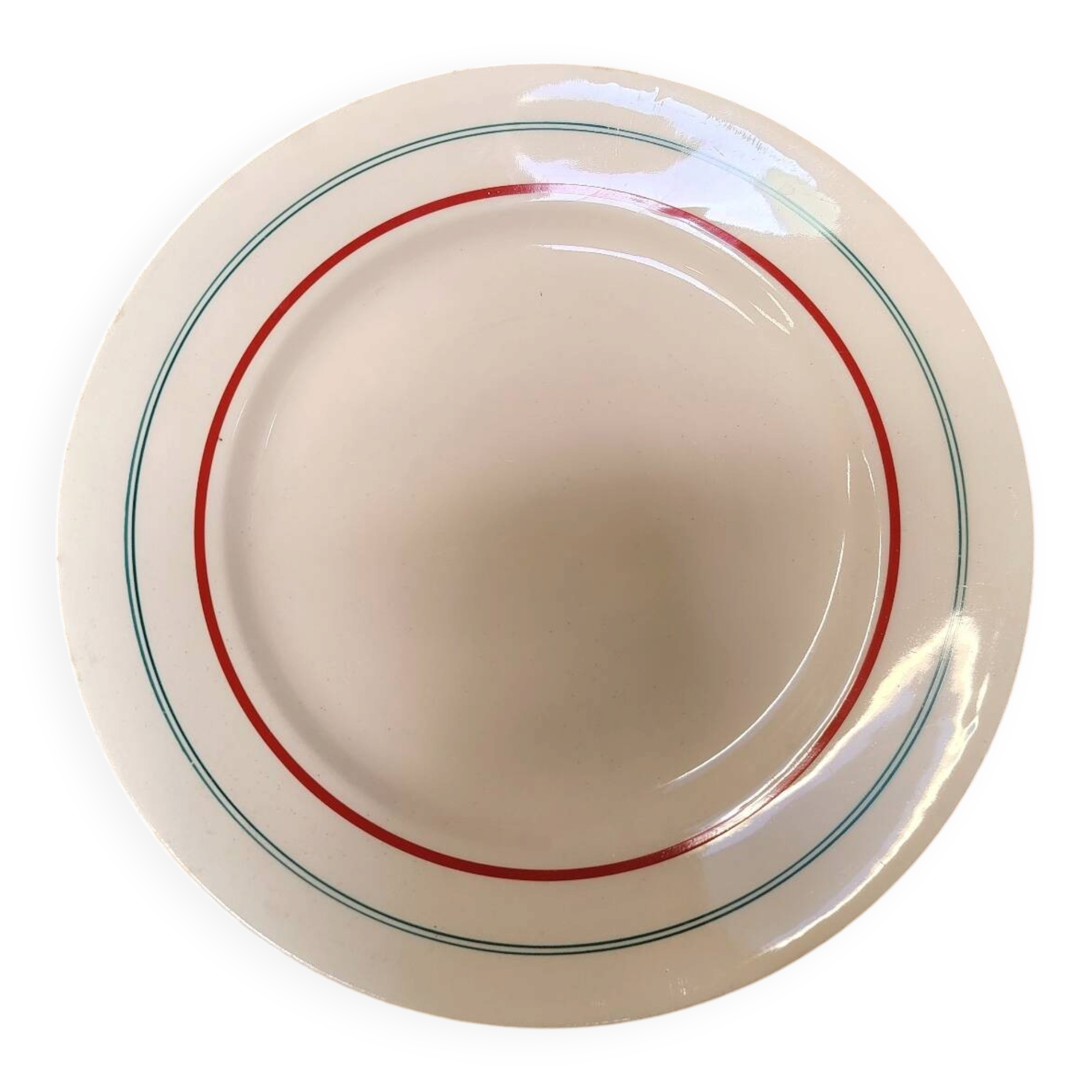 Round serving dish 28cm Moulin des Loups model Stanislas