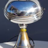 Art deco chrome brass mushroom lamp