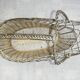 Silver metal pourer basket