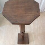 Sellette Art Deco in varnished wood