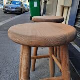 Pair of wooden stools