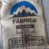 Coffee burlap bag colombia fabrica