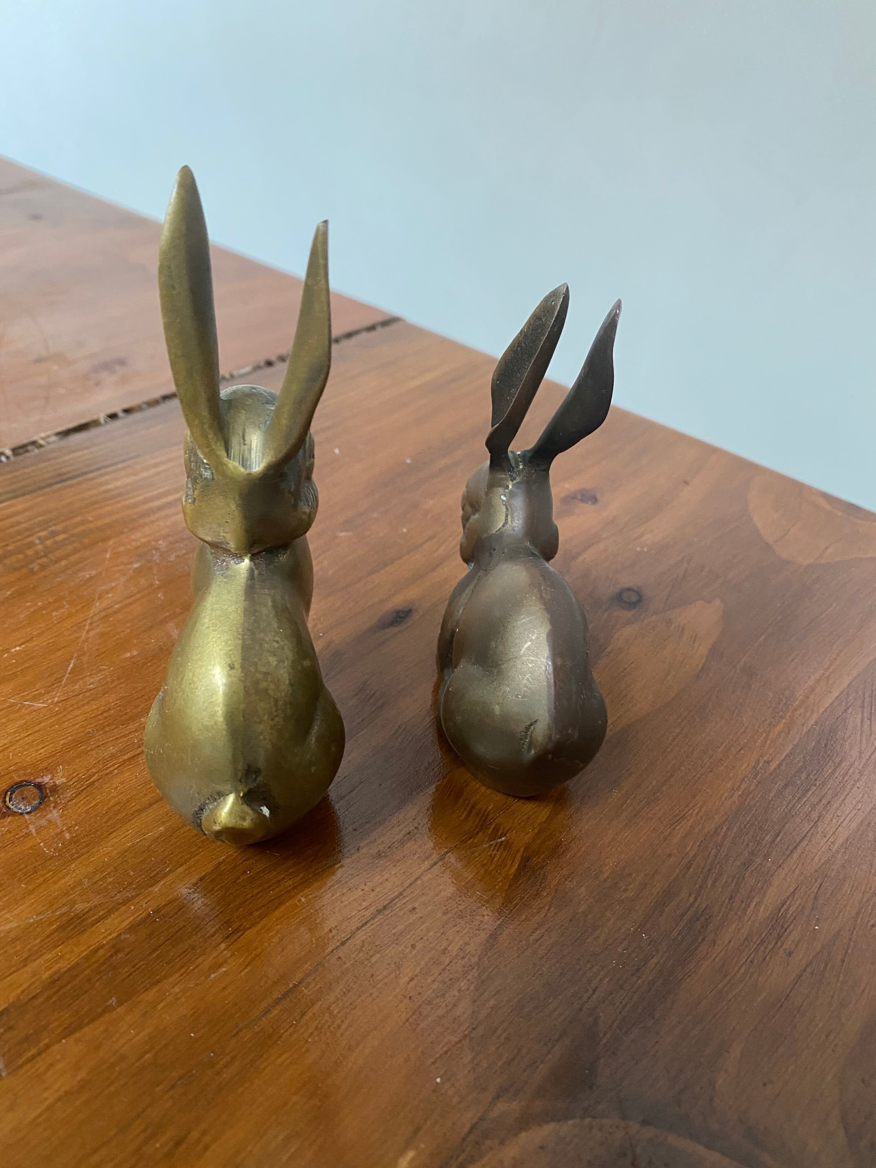 Brass rabbits