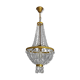 Basket chandelier with stamps
