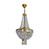 Basket chandelier with stamps