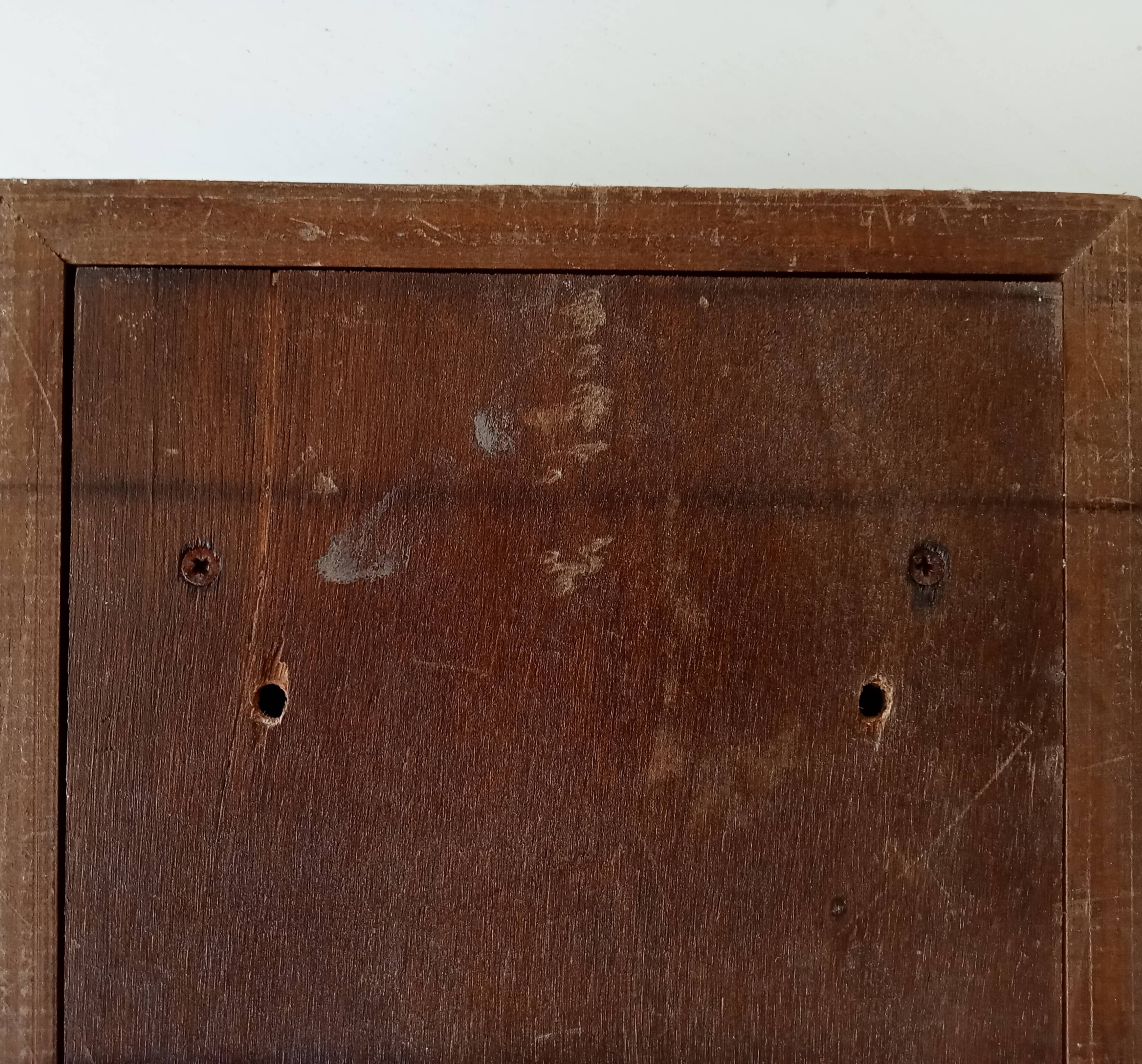 Vintage key holder wall box from the 60s/70s