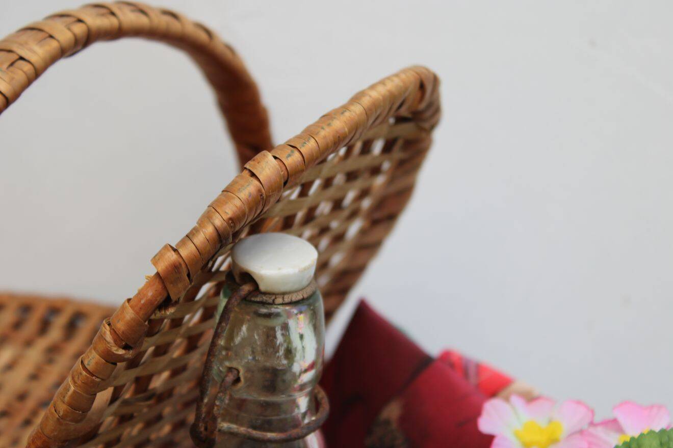 Panier de pique-nique en osier