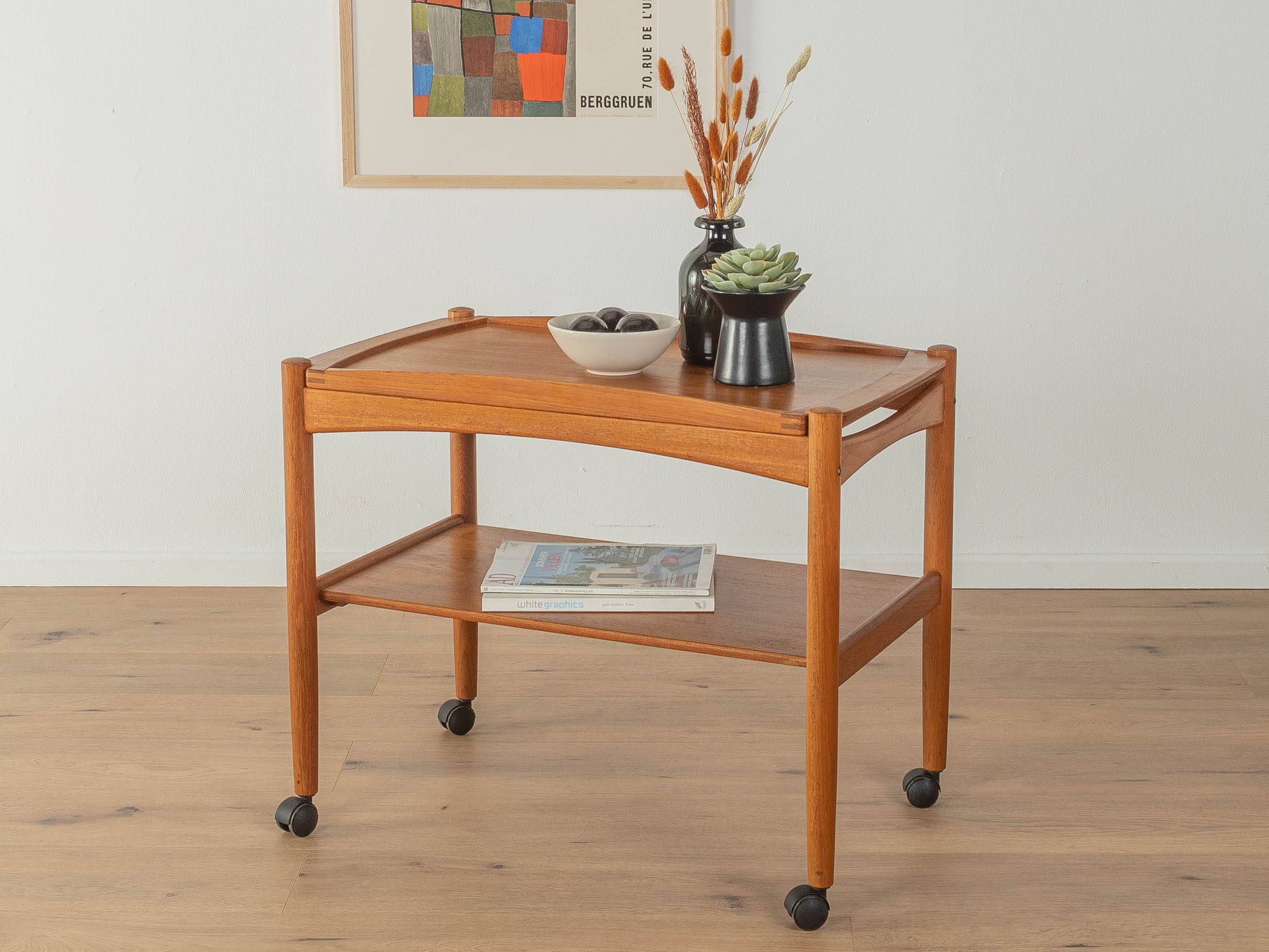1960s serving trolley, Poul Hundevad, vintage
