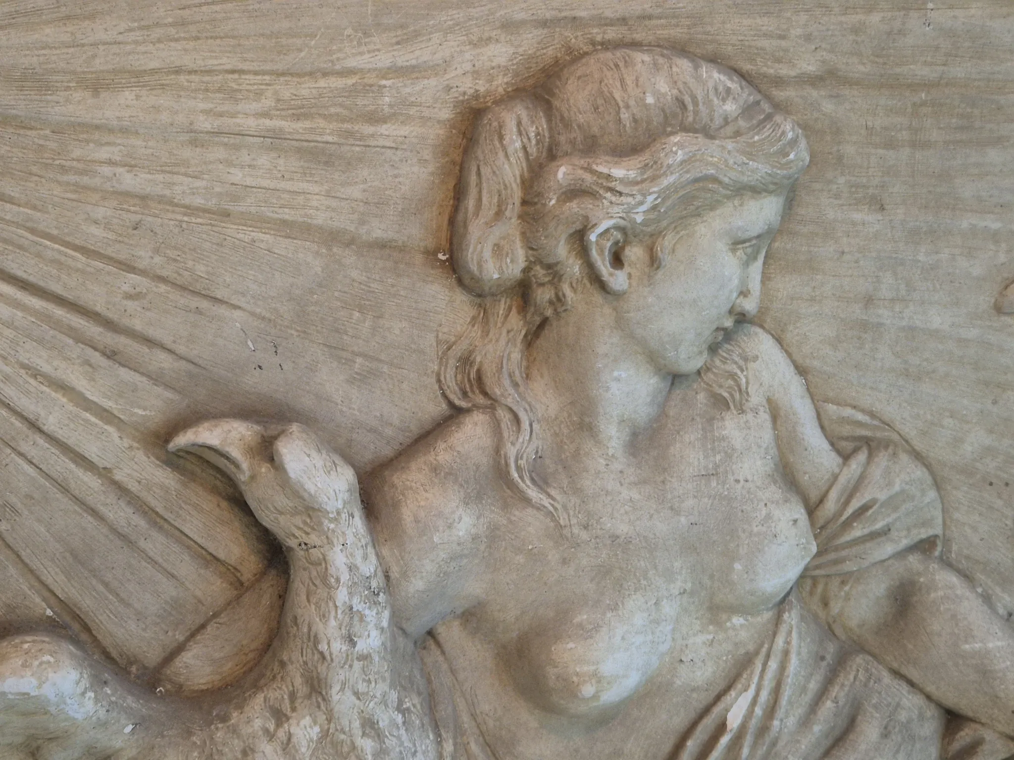 Plaster bas-relief of Venus