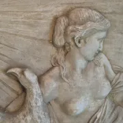 Plaster bas-relief of Venus
