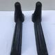 Former Egyptian cast-iron chenet in vintage black metal