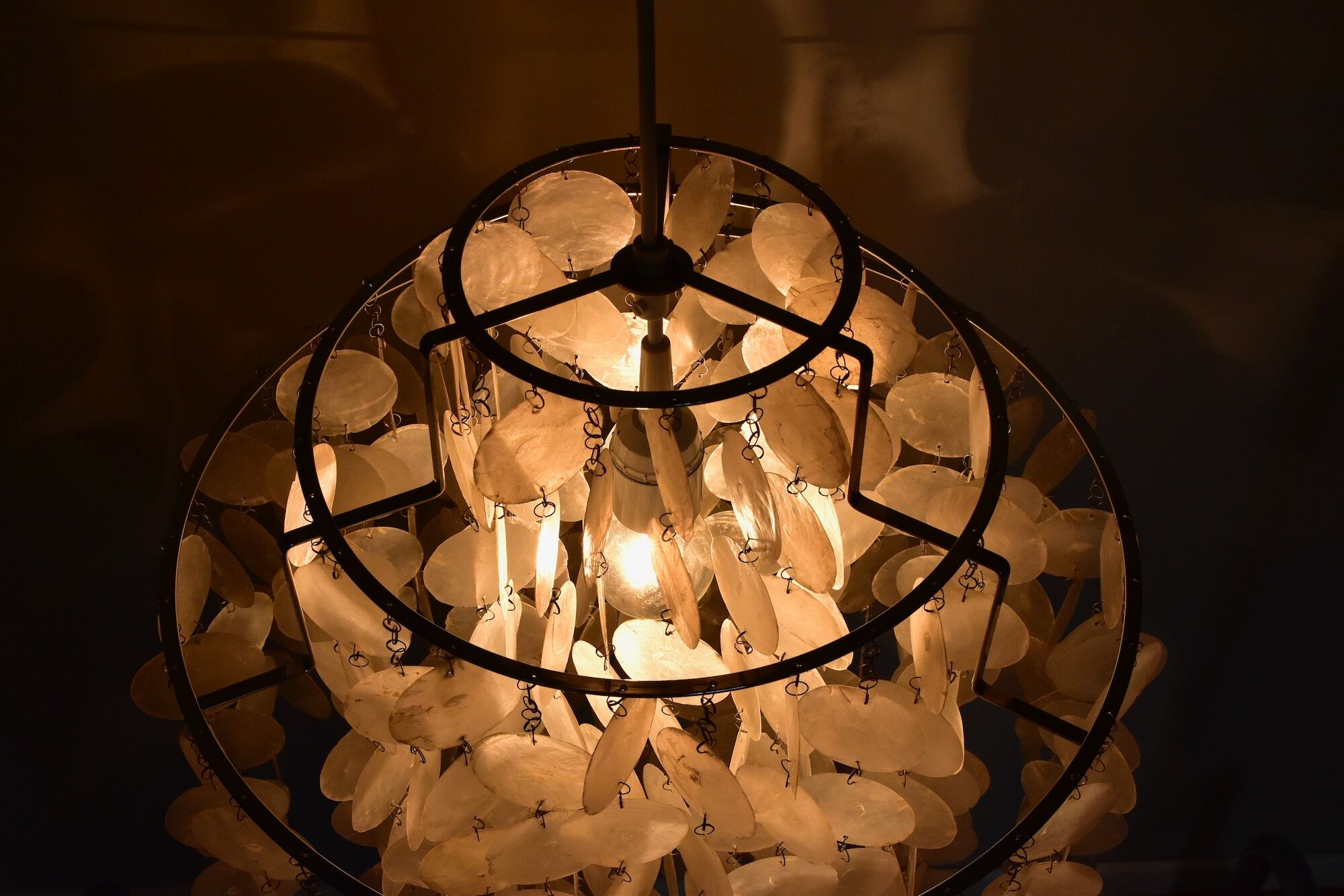 Fun1 DM Shell chandelier from Verner Panton by Lüber Switzerland