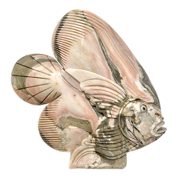 Poisson marbre rose 1980 — Beyit