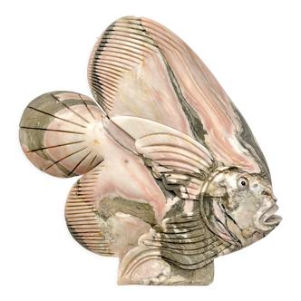 Pink marble fish 1980