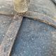 Paire de tabouret de bar artisanal pivotant metal industriel 50s