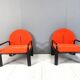 Pair of Gae Aulenti '54 L' Armchairs for Knoll International, 1970s