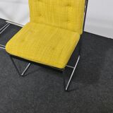 A set of 6 vintage  metal framed dinning chairs