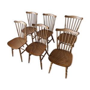 ensemble de 6 chaises baumann