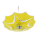 Mid-century glass pendant Napako, 1960's
