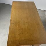 Desk feet compass in oak, 1950