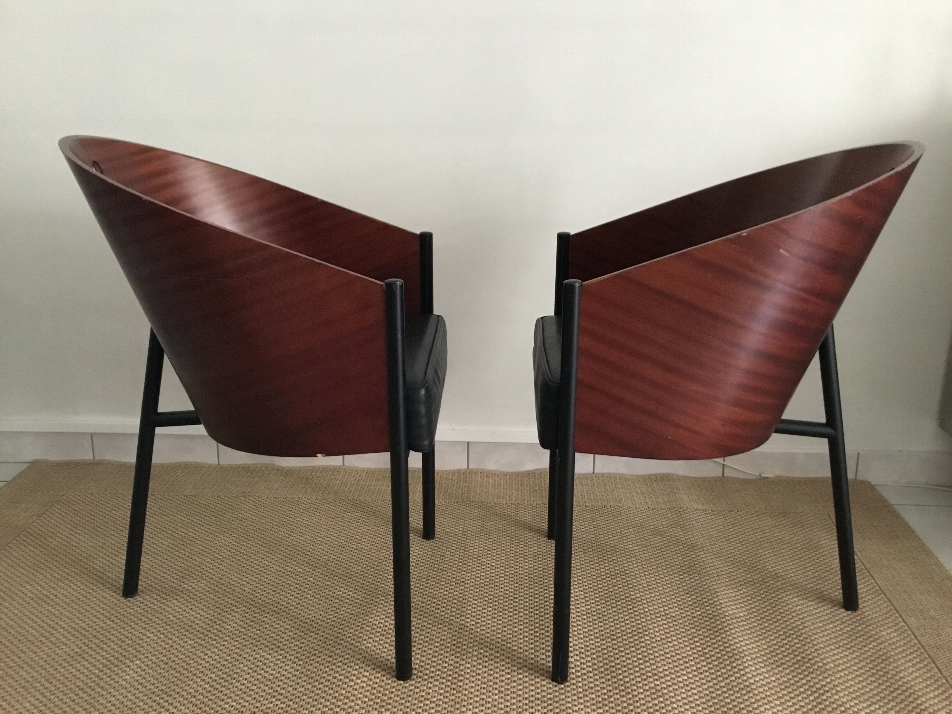 Pair of Costes chairs by Philippe Starck