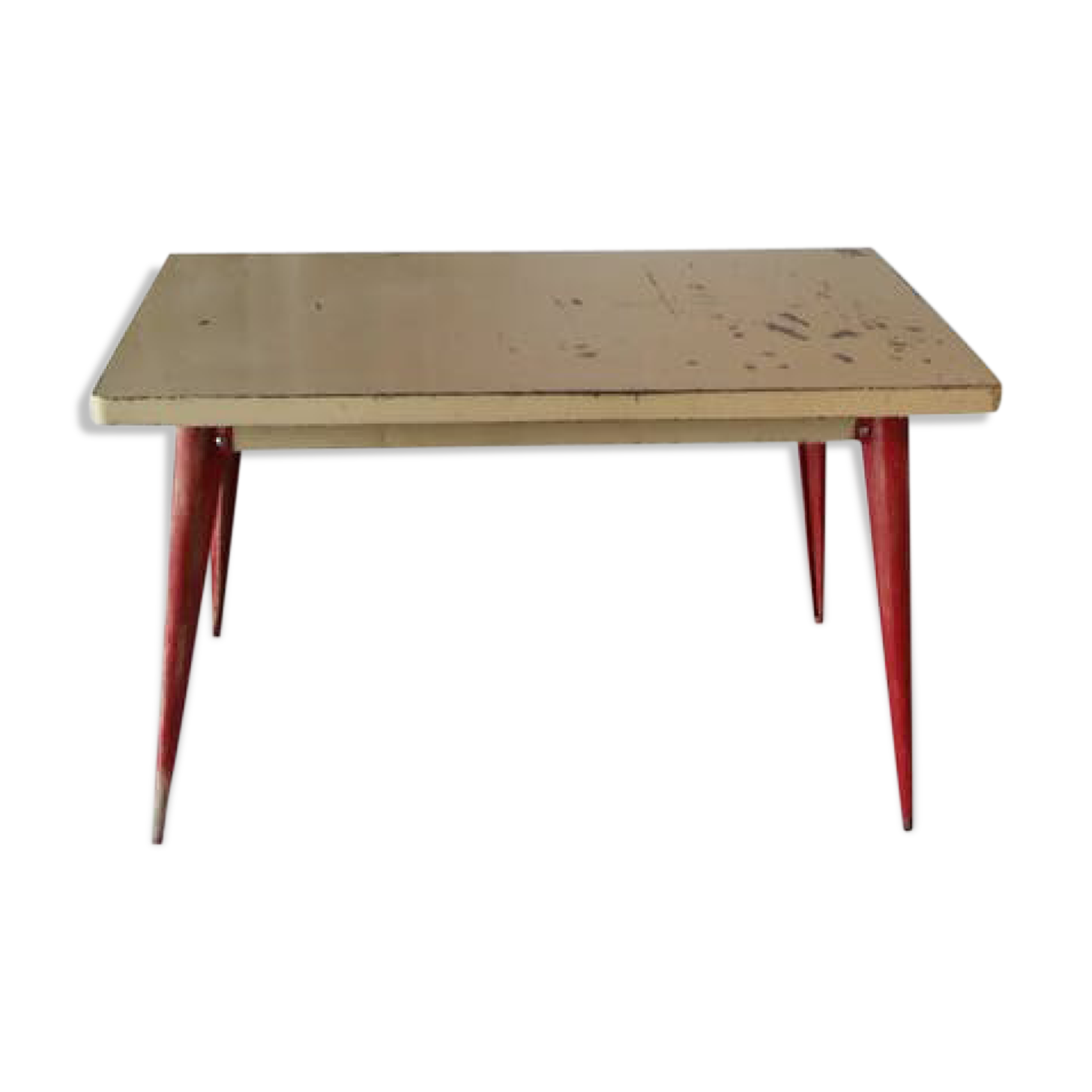 Industrial tolix table by Xavier Pauchard