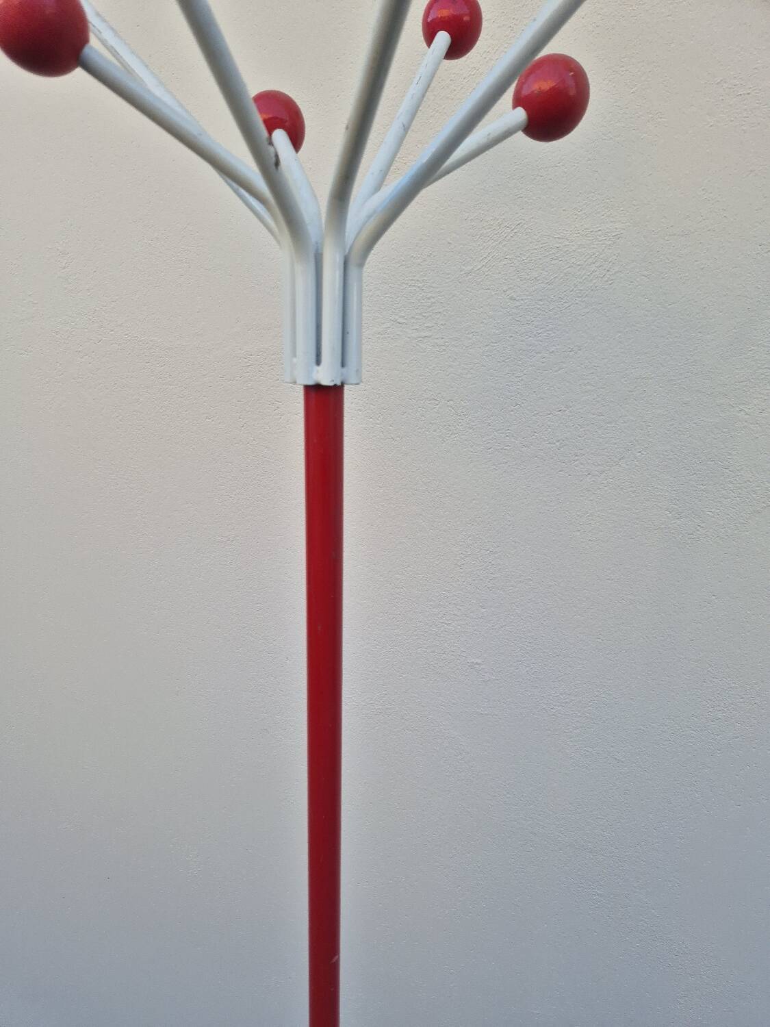 Vintage 1970s parrot coat rack with balls