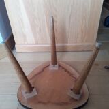 Formica tripod side table