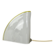 Minimalist White and Yellow Murano Glass Table Lamp by De Majo, Italy 1970s