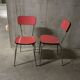 Paire de chaises en formica années 70